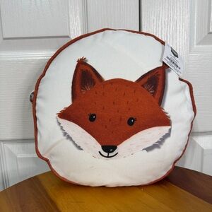 Mardel fox orange round 12 inch pillow